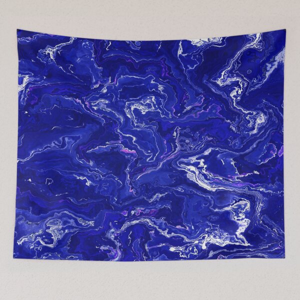 Item preview, Electric Marble Blue designed and sold by MidnightRain.