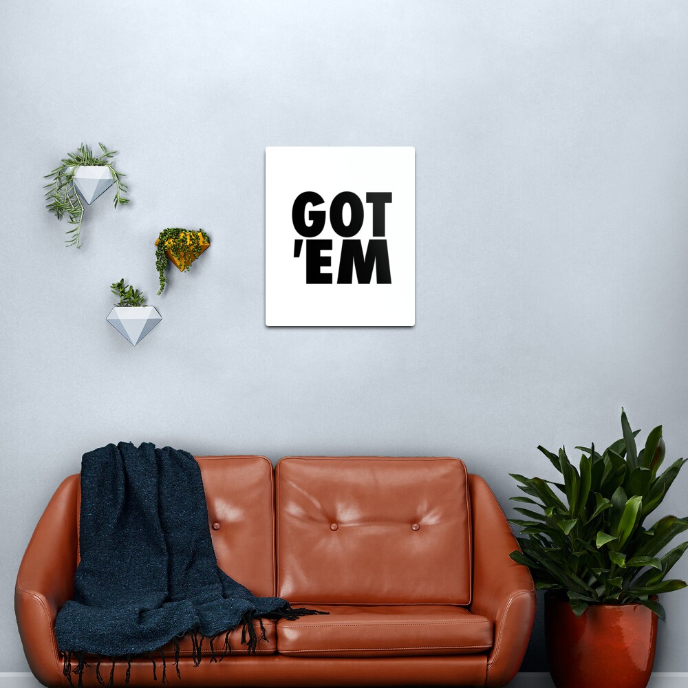 GOT 'EM Metal Print
