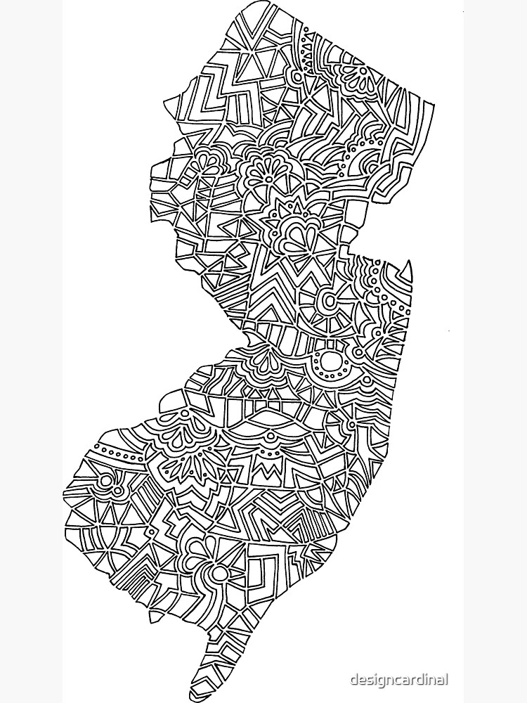 "New Jersey" by designcardinal Redbubble