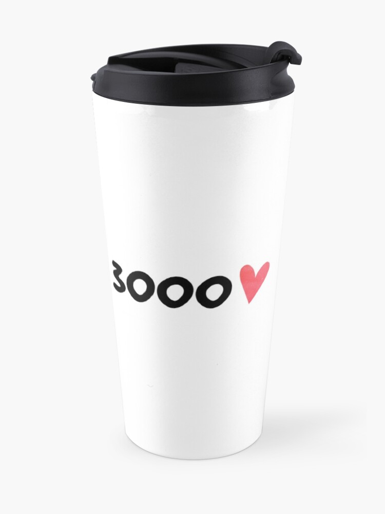 Alternate view of I Love You 3000 Travel Mug