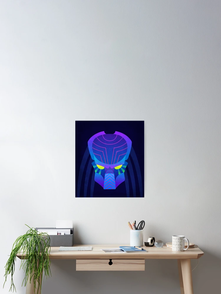 Thumbnail 2 of 3, Poster, Neon Predator designed and sold by RikDrawsThings.