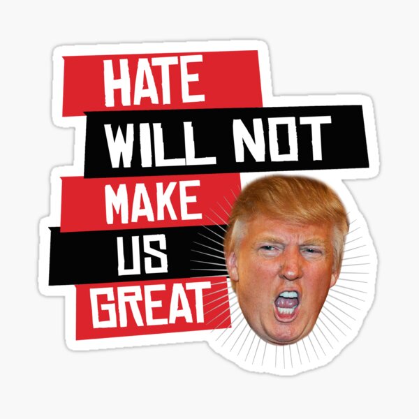 Artikel-Vorschau von Hass macht uns nicht großartig, designt und verkauft von trumporium.
