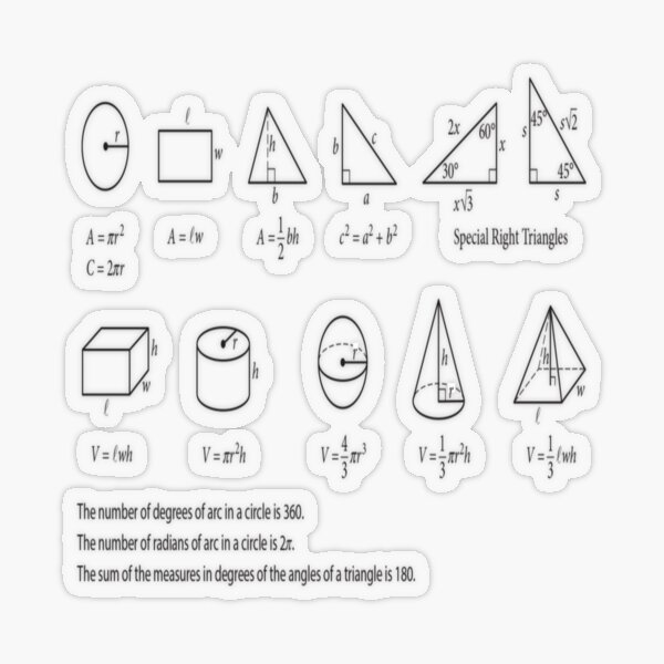 #Formula, #Mathematics, #Equation, #Imaginary, Complex Number, Mathematician, Trigonometric, Functions Transparent Sticker