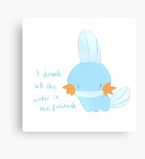 Mudkip Canvas Print