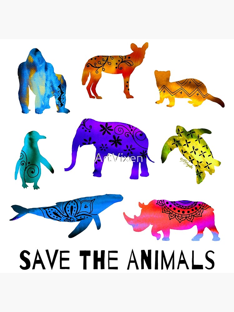 Endangered Animals Poster Set Endangered Animals Animal Posters - Vrogue