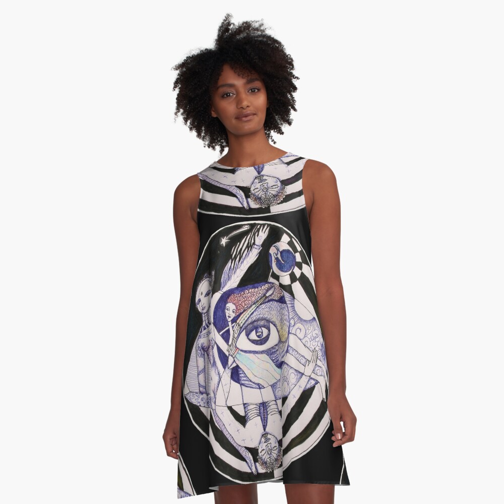 Item preview, A-Line Dress designed and sold by aremaarega.