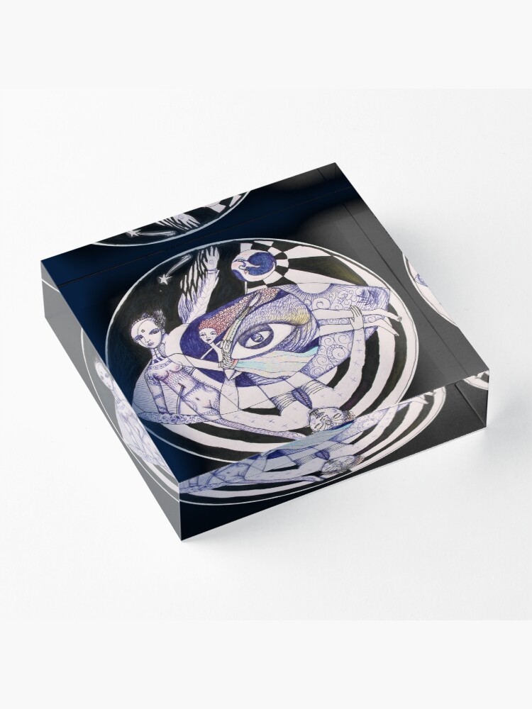 Alternate view of The Light Seekers Journey Acrylic Block