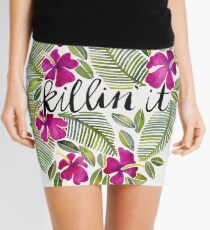 Killin' It – Tropical Pink Mini Skirt