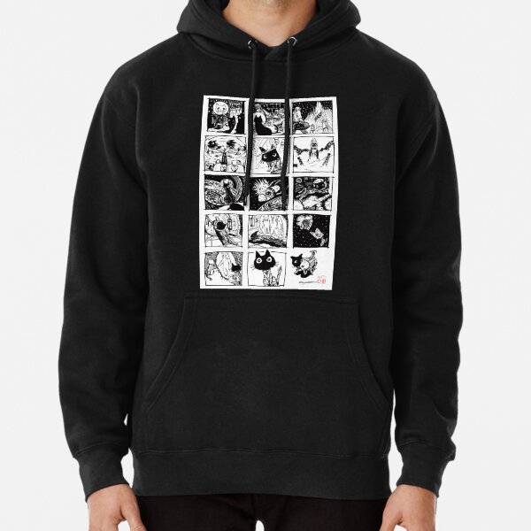 Cat Astronaut Pullover Hoodie