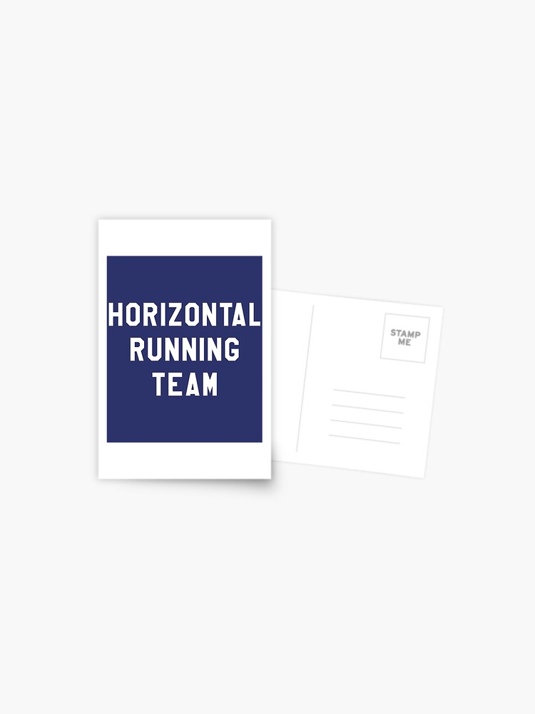 horizontal running team