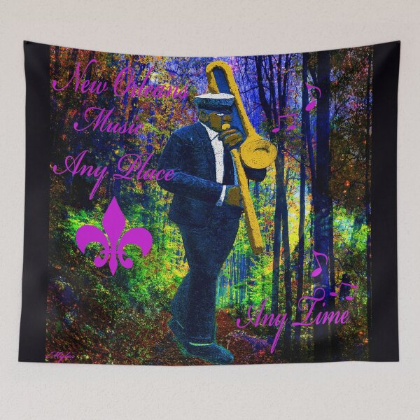 Item preview, NEW ORLEANS TRUMPET LET THE GOOD TIMES ROLL designed and sold by Overthetopsm.