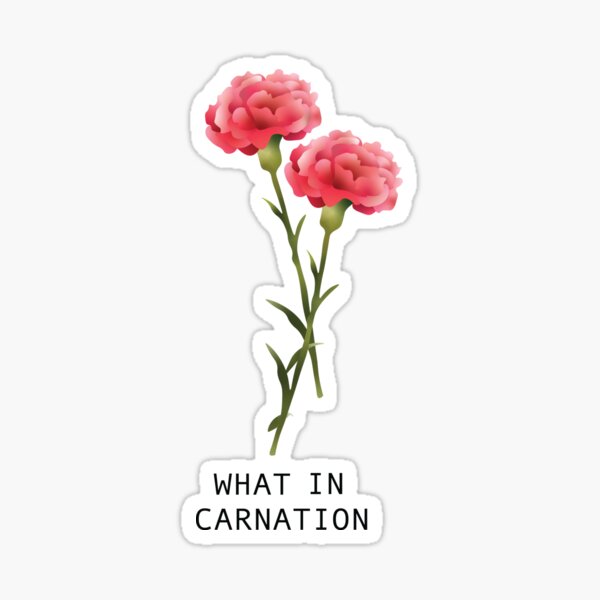 Item preview, What In Carnation designed and sold by kiaannaacook.