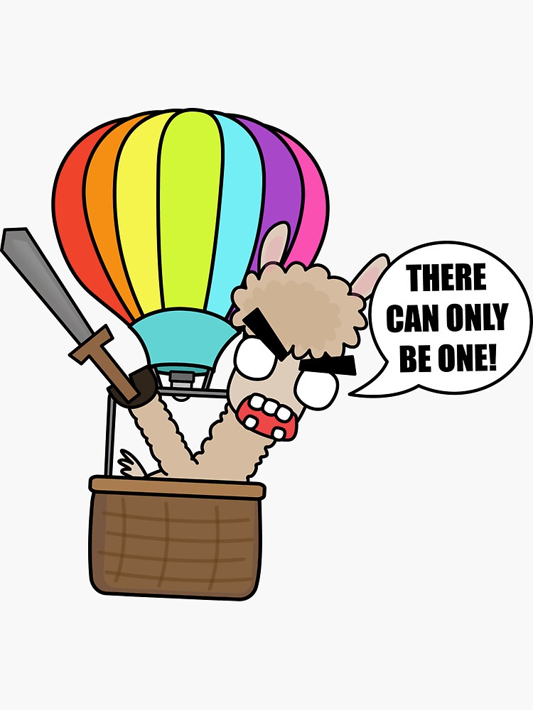 there can only be one angry zombie llama by shortstack