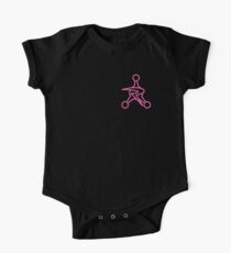 Pink Neon Council of Ricks-Logo Baby Body Kurzarm
