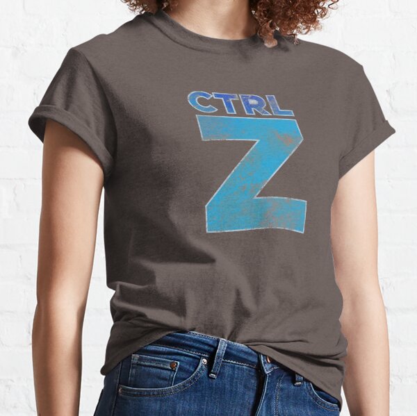 Control Plus Z - Subtle Typography & Keyboard ShortcutHumor Classic T-Shirt