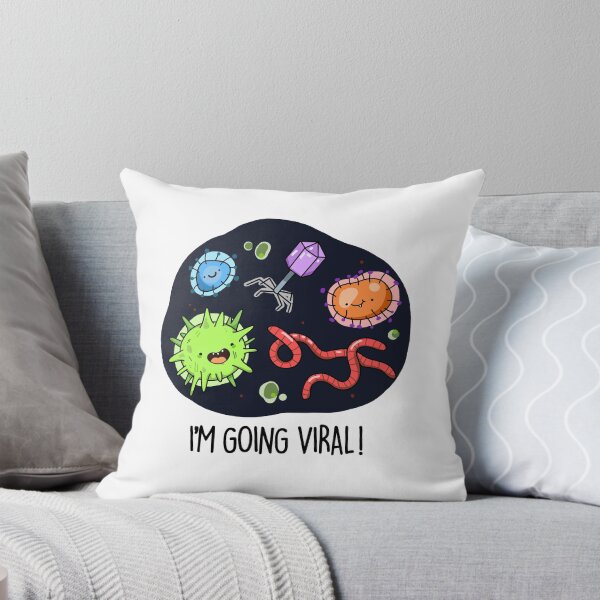 Item preview, I'm Going Viral Funny Virus Puns  designed and sold by punnybone.