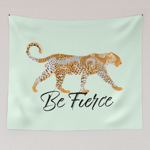 Item preview, Marble Leopard Be Fierce designed and sold by TennysonDoodles.