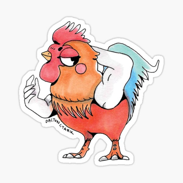 Chicken Arms Stickers for Sale