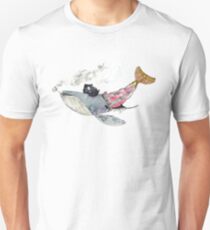 Pirate Whale Unisex T-Shirt