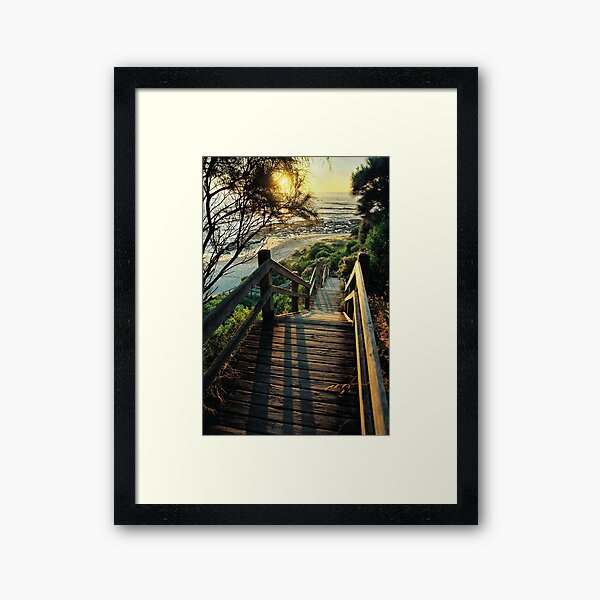 Item preview, beach steps. shack bay bunurong marine park designed and sold by bodhiimages.