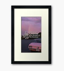 mba billie Framed Print
