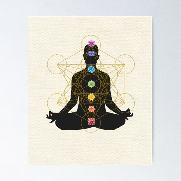 Item preview, Sacred Geometry Metatron's Cube Chakra Meditation designed and sold by Bluepress.