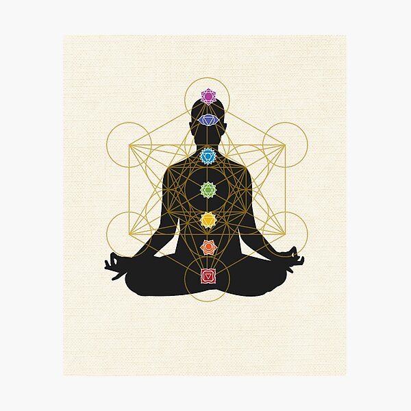 Item preview, Sacred Geometry Metatron's Cube Chakra Meditation designed and sold by Bluepress.