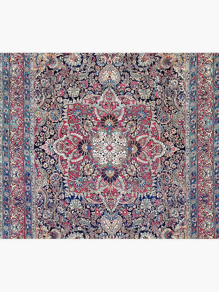 Discover Kashan Central Persian Rug Print | Shower Curtain