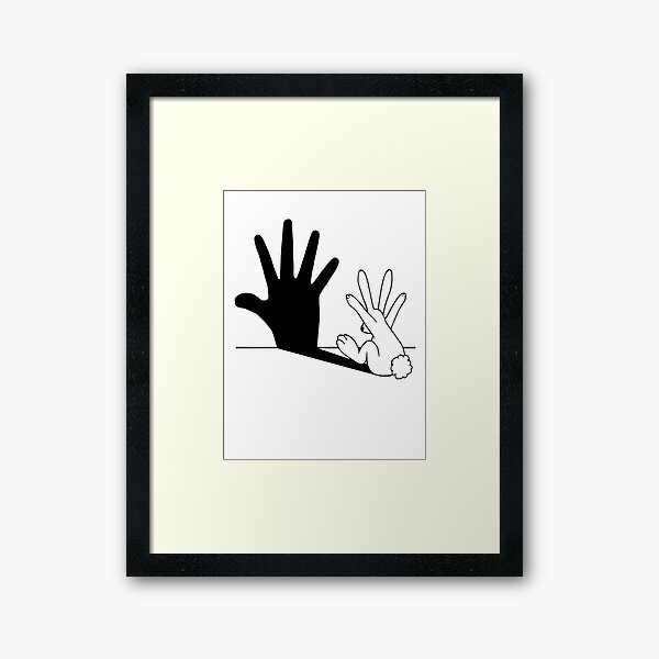 Item preview, Rabbit Hand Shadow designed and sold by mobiiart.