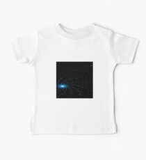 Teal Swirl Nebula Baby T-Shirt