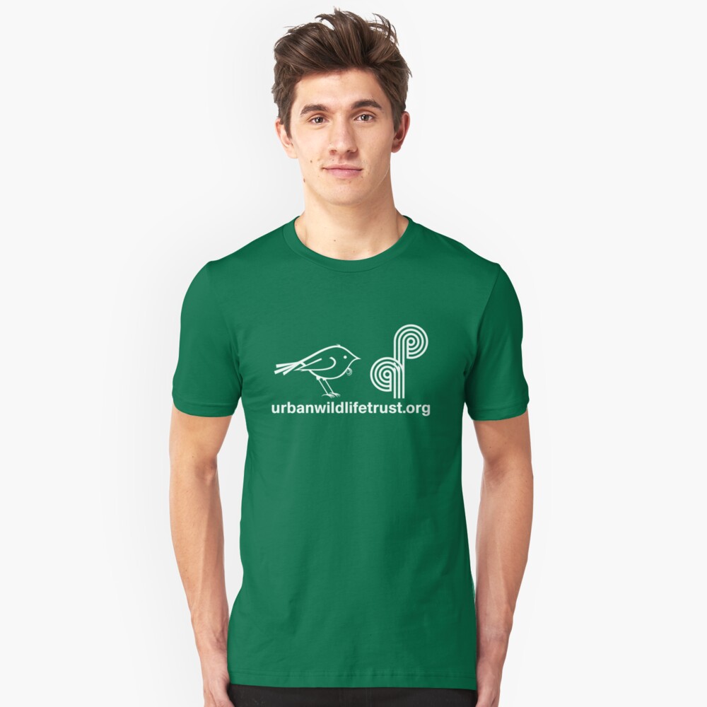 Urban Wildlife Trust Tui ALT Logo (white) Slim Fit T-Shirt