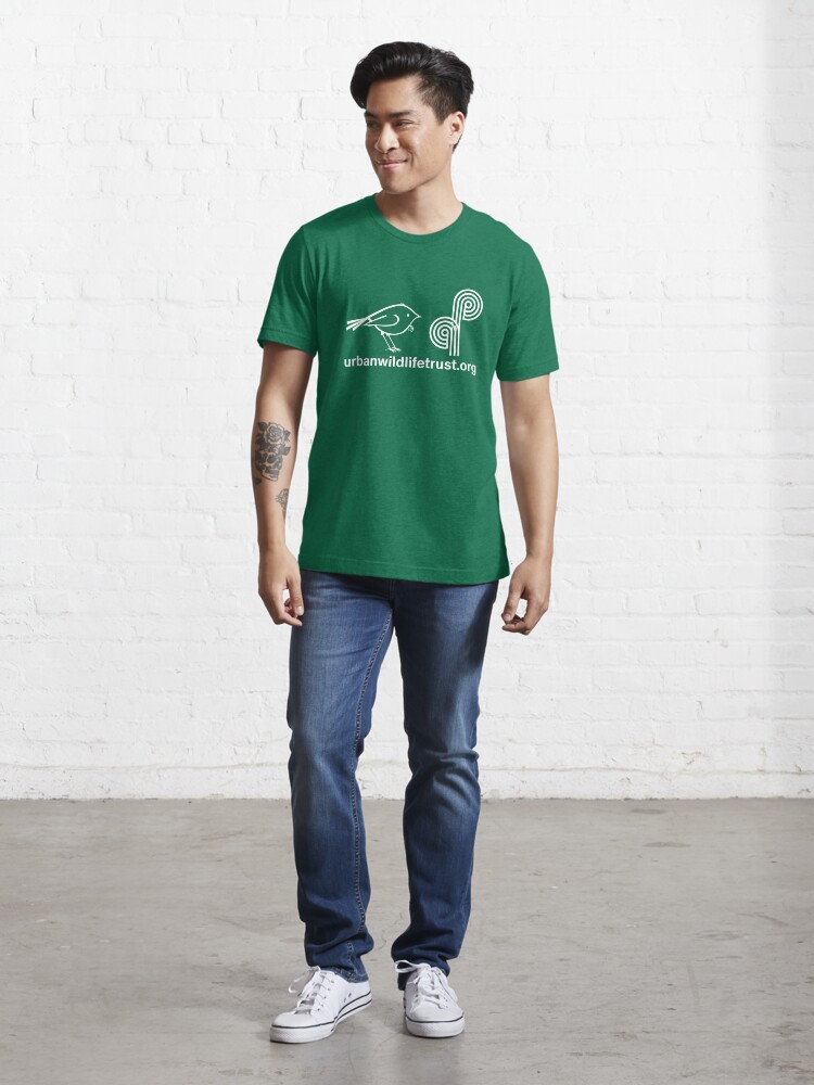 Alternate view of Urban Wildlife Trust Tui ALT Logo (white) Essential T-Shirt