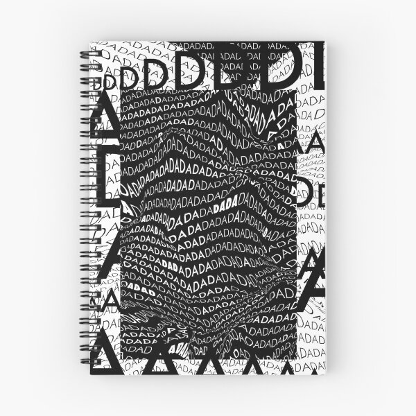 Aperçu de l'œuvre Histoire de l'art en noir et blanc Dada créée et vendue par AlexVDesign.