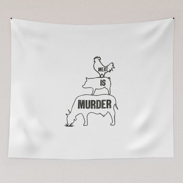 Item preview, Meat Is Murder designed and sold by NobodysHero.
