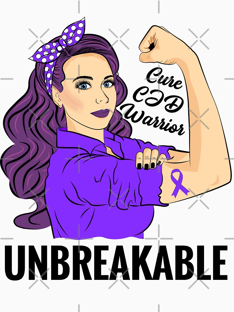 Cure Cjd Warrior Unbreakable Shirt Cure Cjd Awareness Gift Cure Cjd Warrior Unbreakable Shirt Cure Cjd Awareness Gift