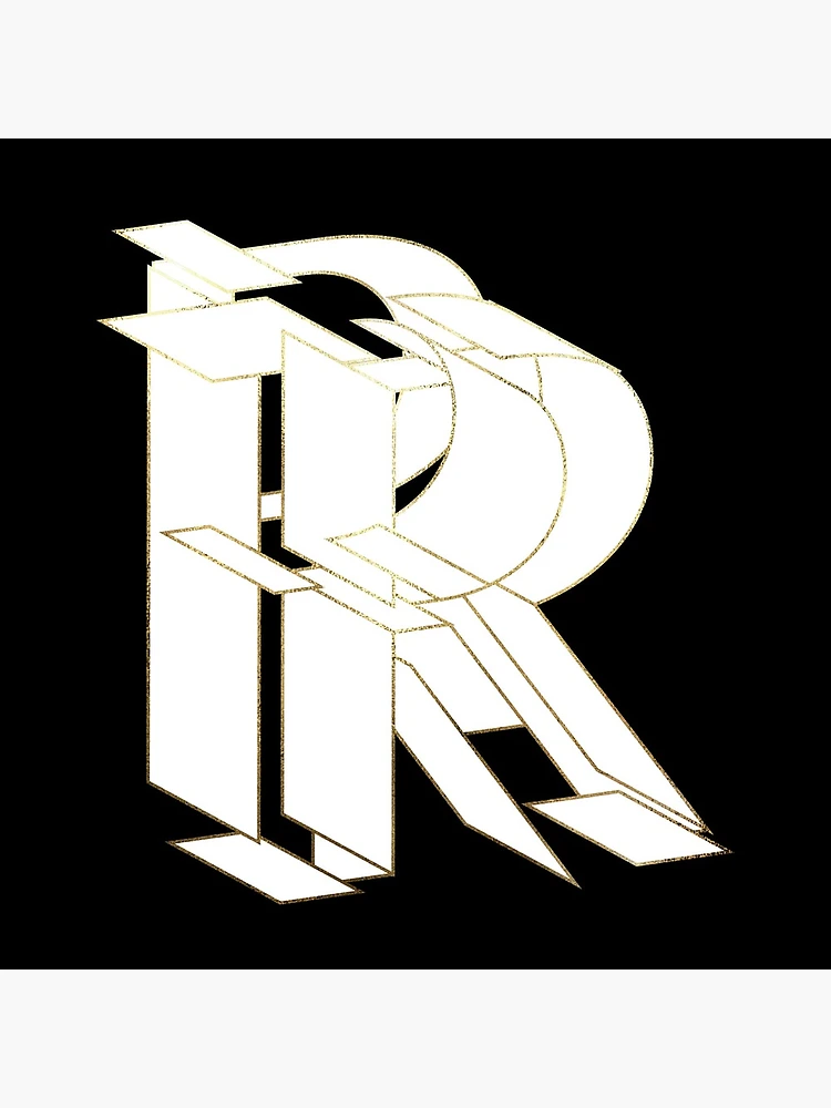 Thumbnail 5 of 5, Acrylic Block, My Beautiful Armor Letter R designed and sold by AlexVDesign.