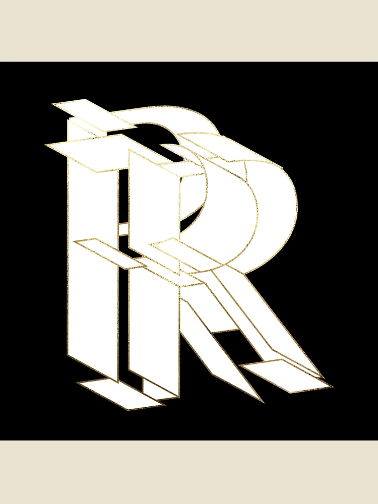Thumbnail 4 of 4, Relaxed T-Shirt, My Beautiful Armor Letter R designed and sold by AlexVDesign.