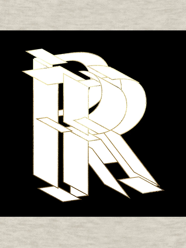 Thumbnail 6 of 6, Zipped Hoodie, My Beautiful Armor Letter R designed and sold by AlexVDesign.