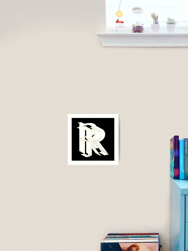 Thumbnail 2 of 3, Art Print, My Beautiful Armor Letter R designed and sold by AlexVDesign.
