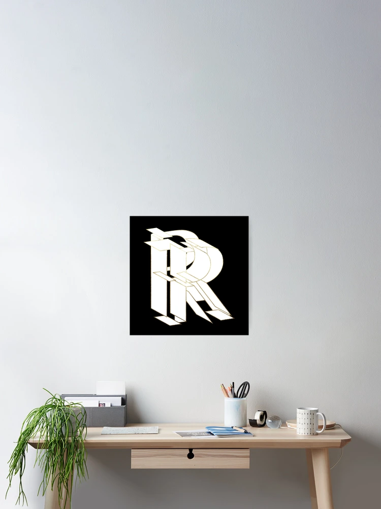 Thumbnail 2 of 3, Poster, My Beautiful Armor Letter R designed and sold by AlexVDesign.