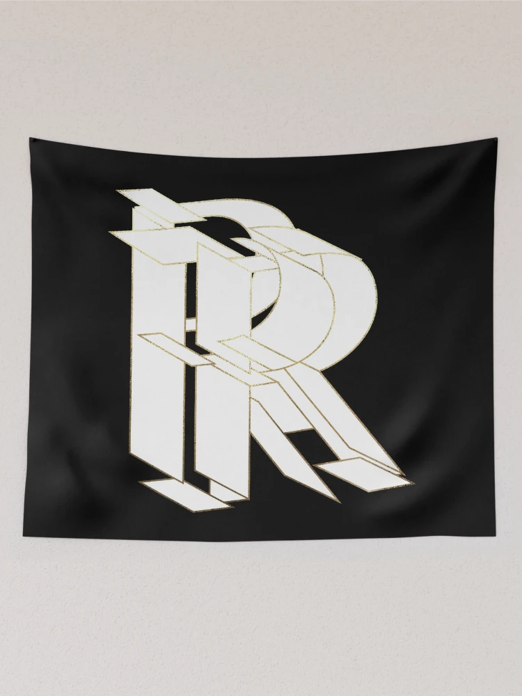 Thumbnail 2 of 3, Tapestry, My Beautiful Armor Letter R designed and sold by AlexVDesign.