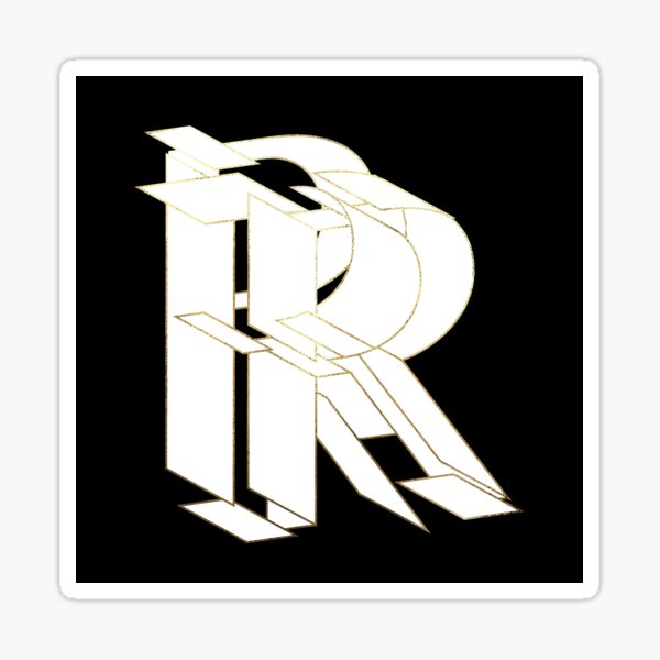 Item preview, My Beautiful Armor Letter R designed and sold by AlexVDesign.