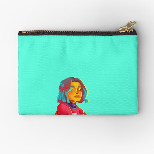 neon girl Zipper Pouch