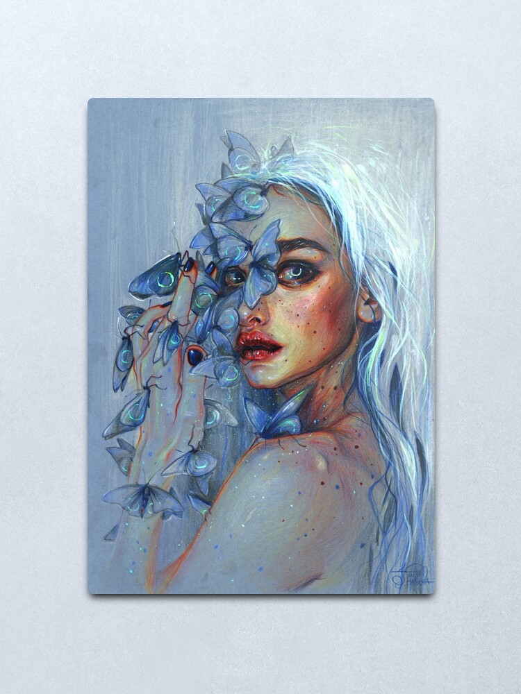Alternate view of Lunar Pollen Metal Print