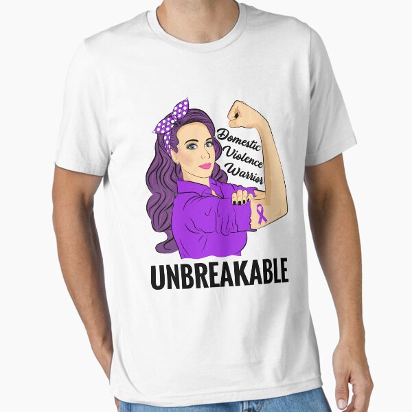 Item preview, Domestic Violence Warrior Unbreakable Awareness Support designed and sold by ZNOVANNA.