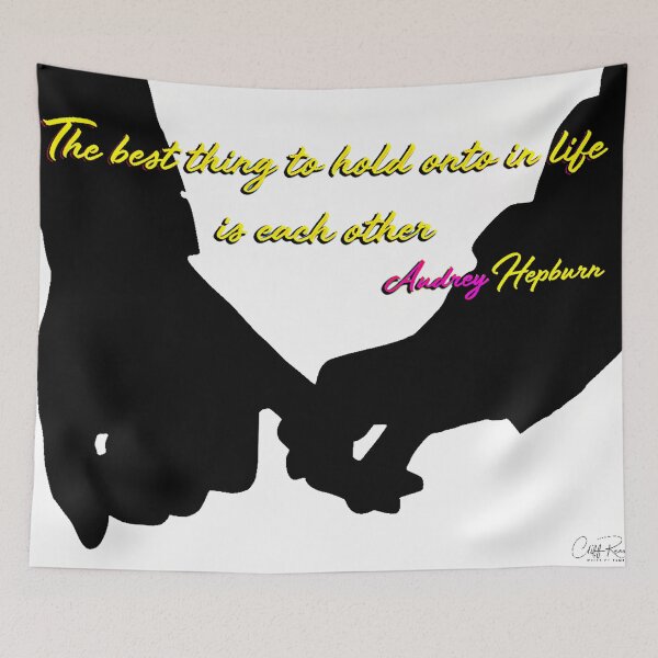 Item preview, Hold Onto Each Other. Inspirational Quote & Gift From WallsofFameAust designed and sold by WallsOfFameAust.