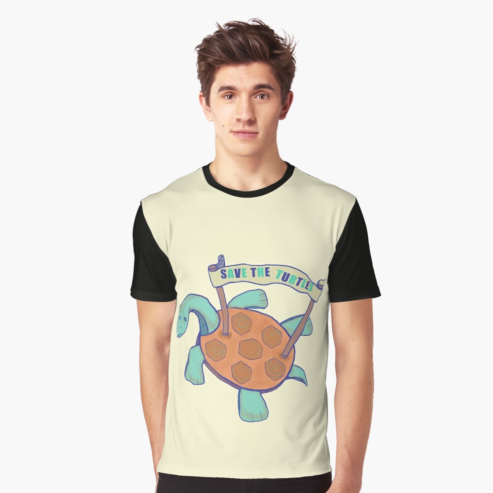 T-shirt Design - Save the Turtles Graphic by cithu09 · Creative