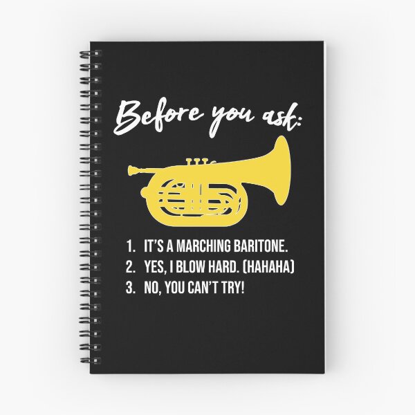 Item preview, Before you ask... - Funny marching baritone gift, Marching Band, Concert Band designed and sold by HEJAshirts.