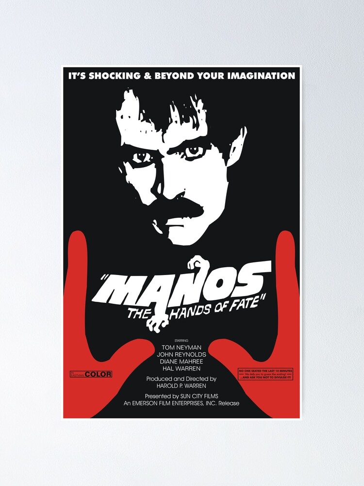 Thumbnail 1 of 3, Poster, Manos: The Hands of Fate designed and sold by MovieVigilante.