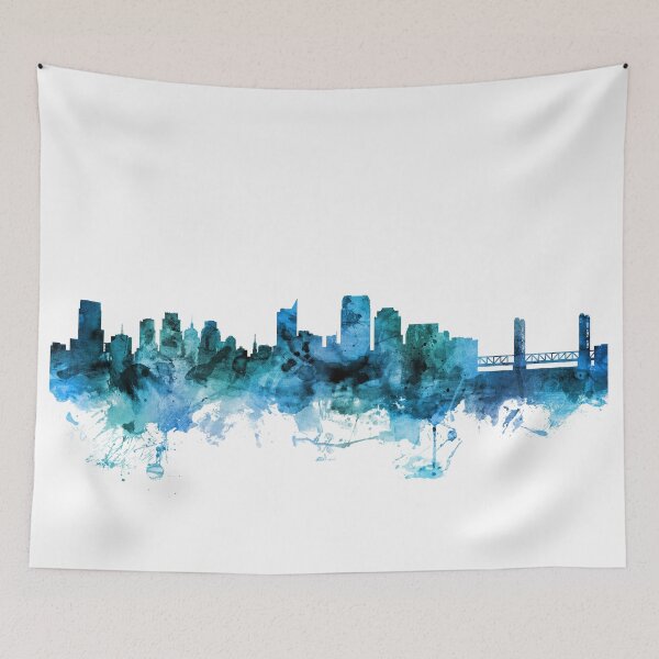 Item preview, Sacramento California Skyline designed and sold by ArtPrints.